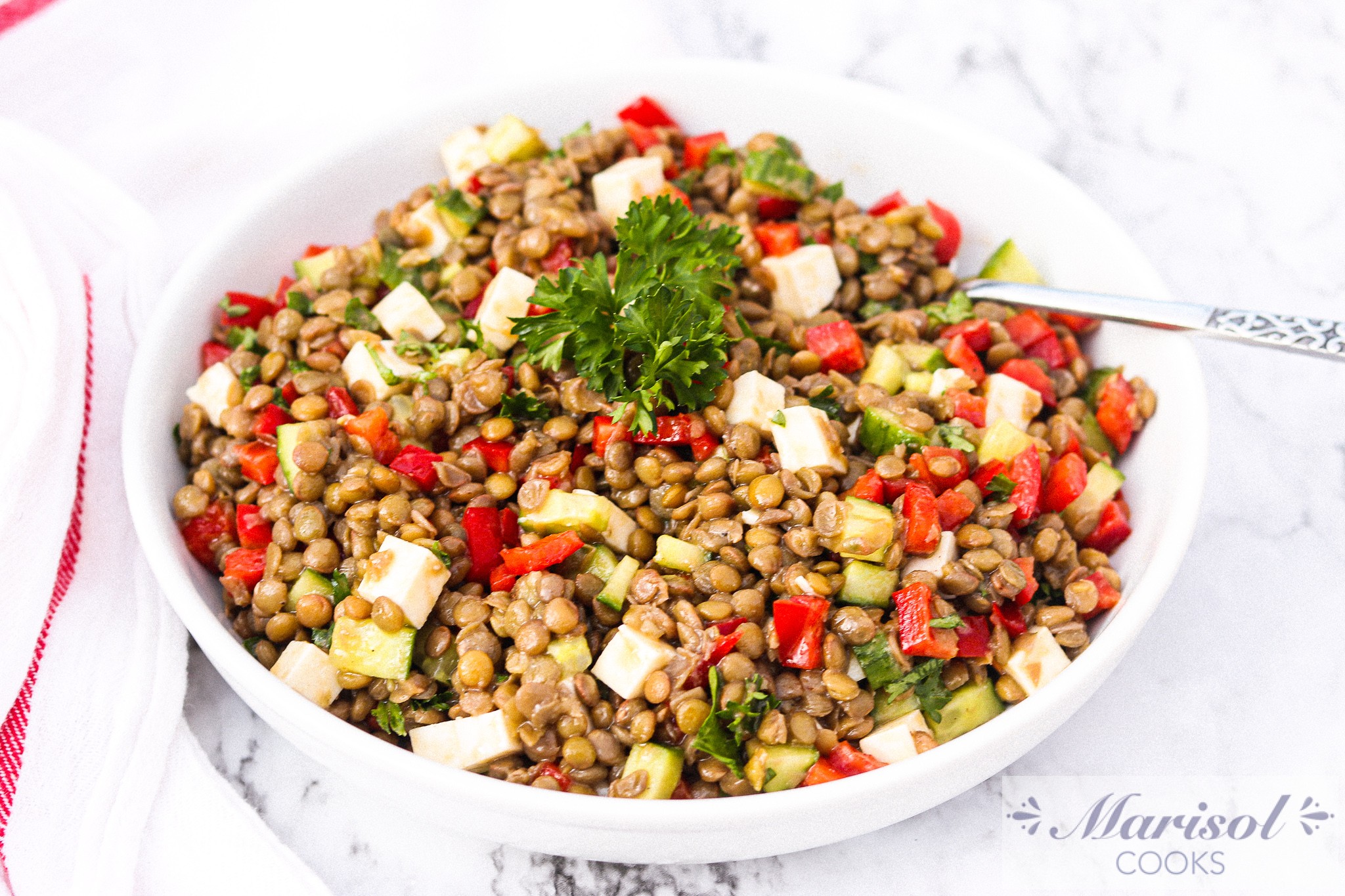 Lentil Salad with Balsamic Vinaigrette