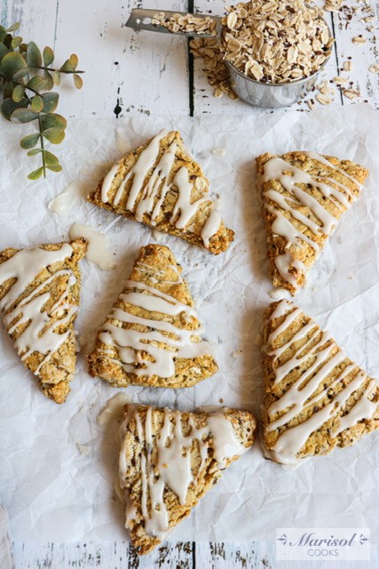 Maple and Oats Scones