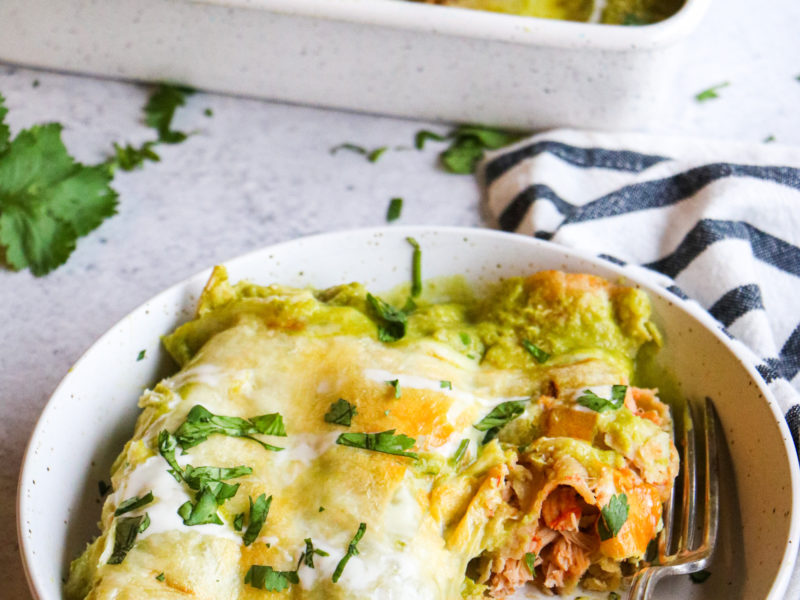 Green Chicken Enchiladas