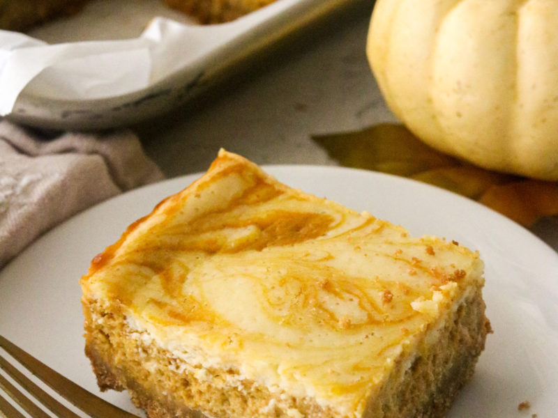 Pumpkin Cheescake Bars