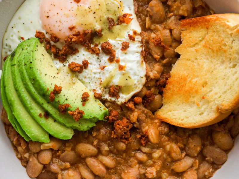 Bean and Chorizo Breakfast Bowl