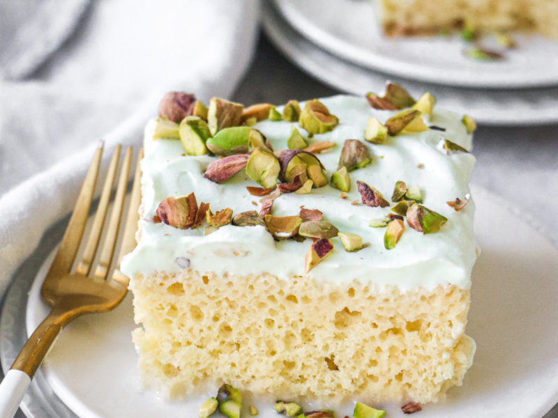 Pistachio Tres Leches Cake